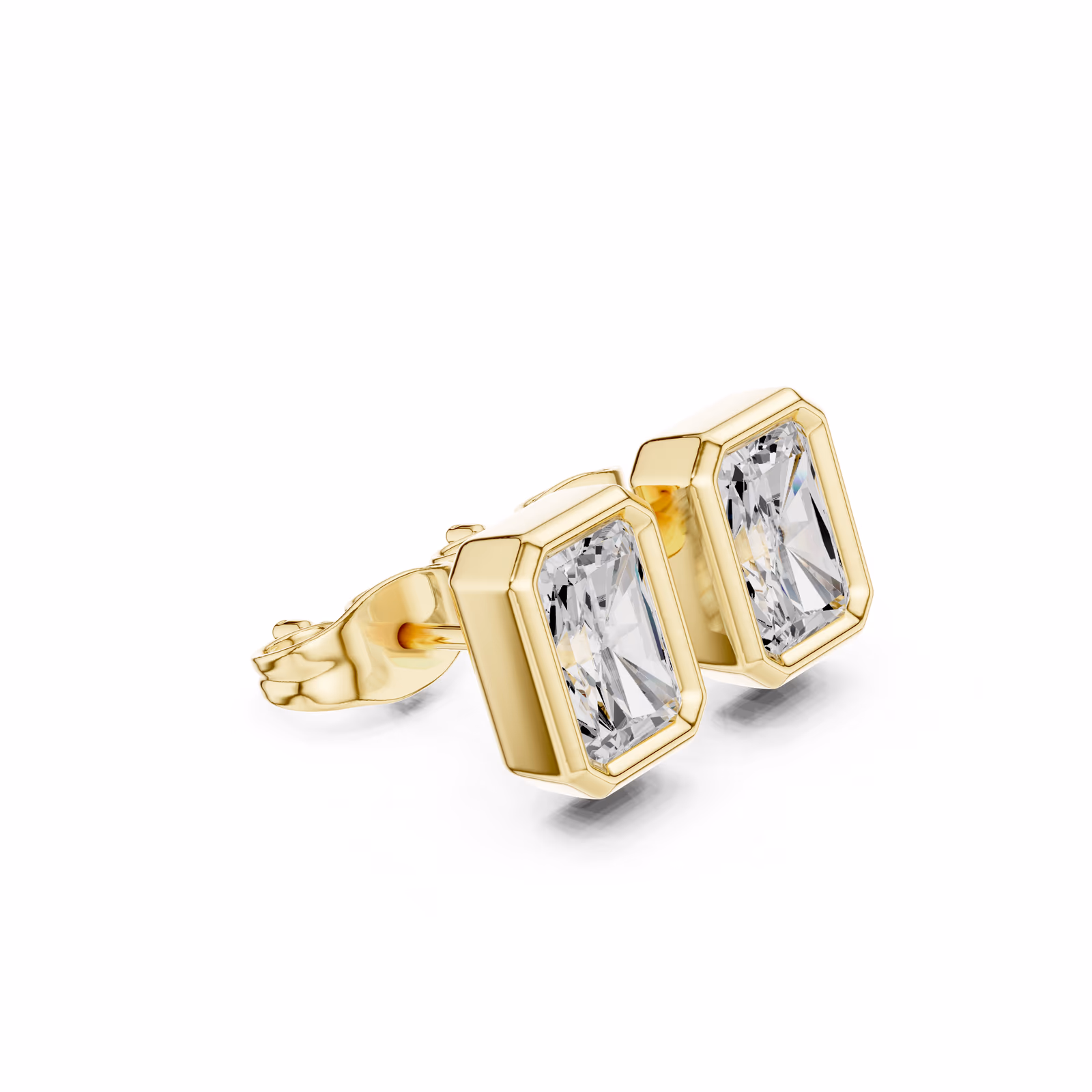 Margaux Bezel Stud Radiant Radiant