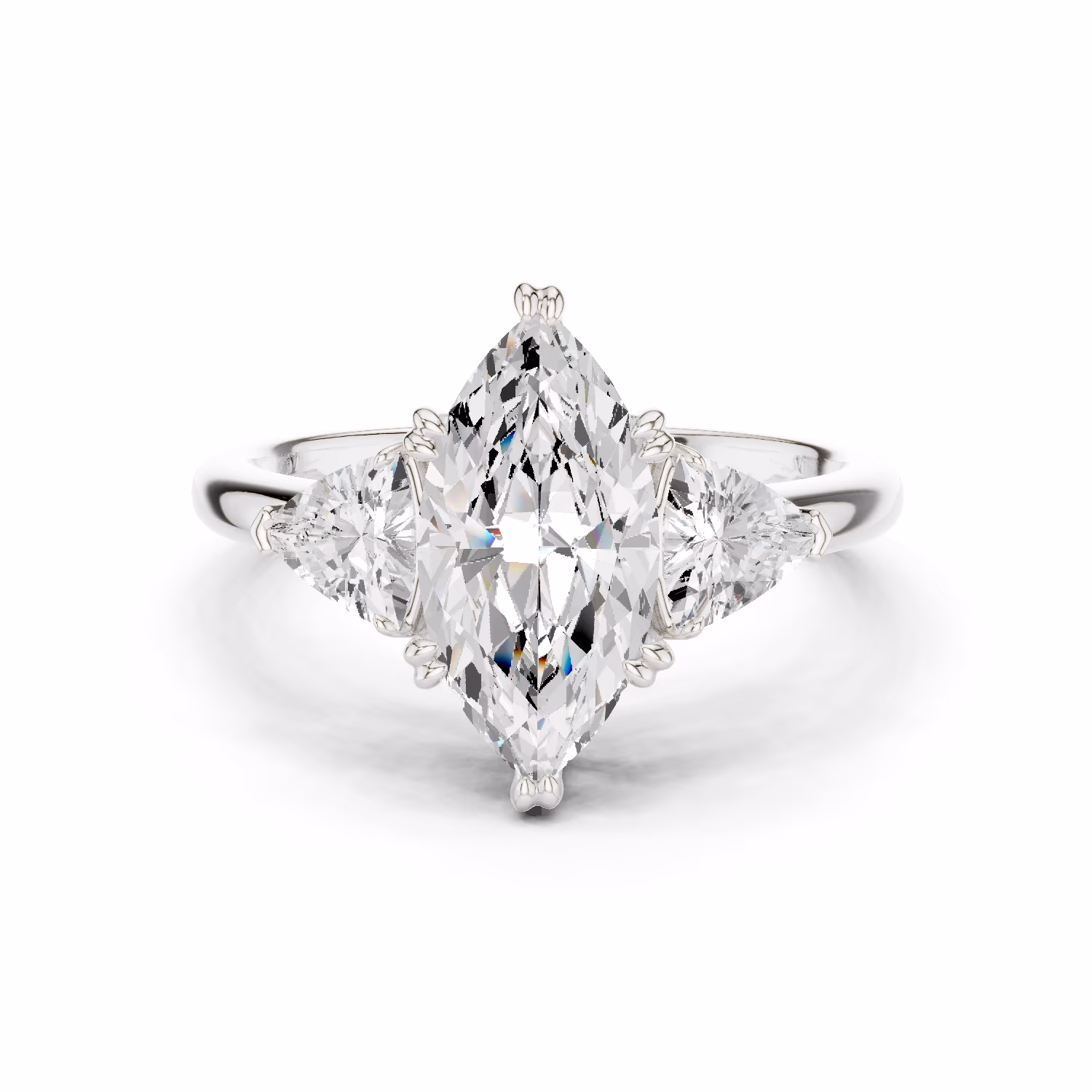 Lumière Trinity Three Stone Marquise Marquise
