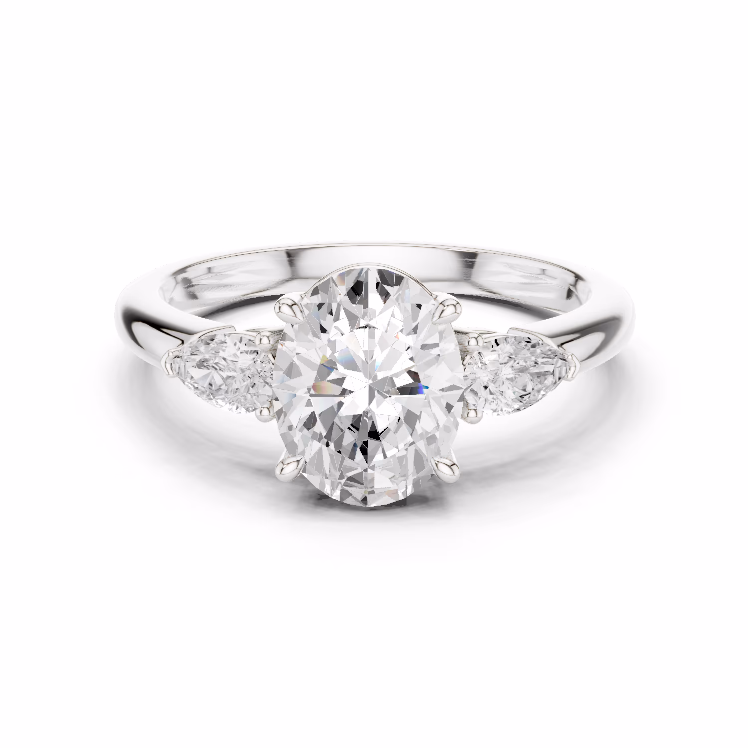 Trinity Solstice Three Stone Oval Oval