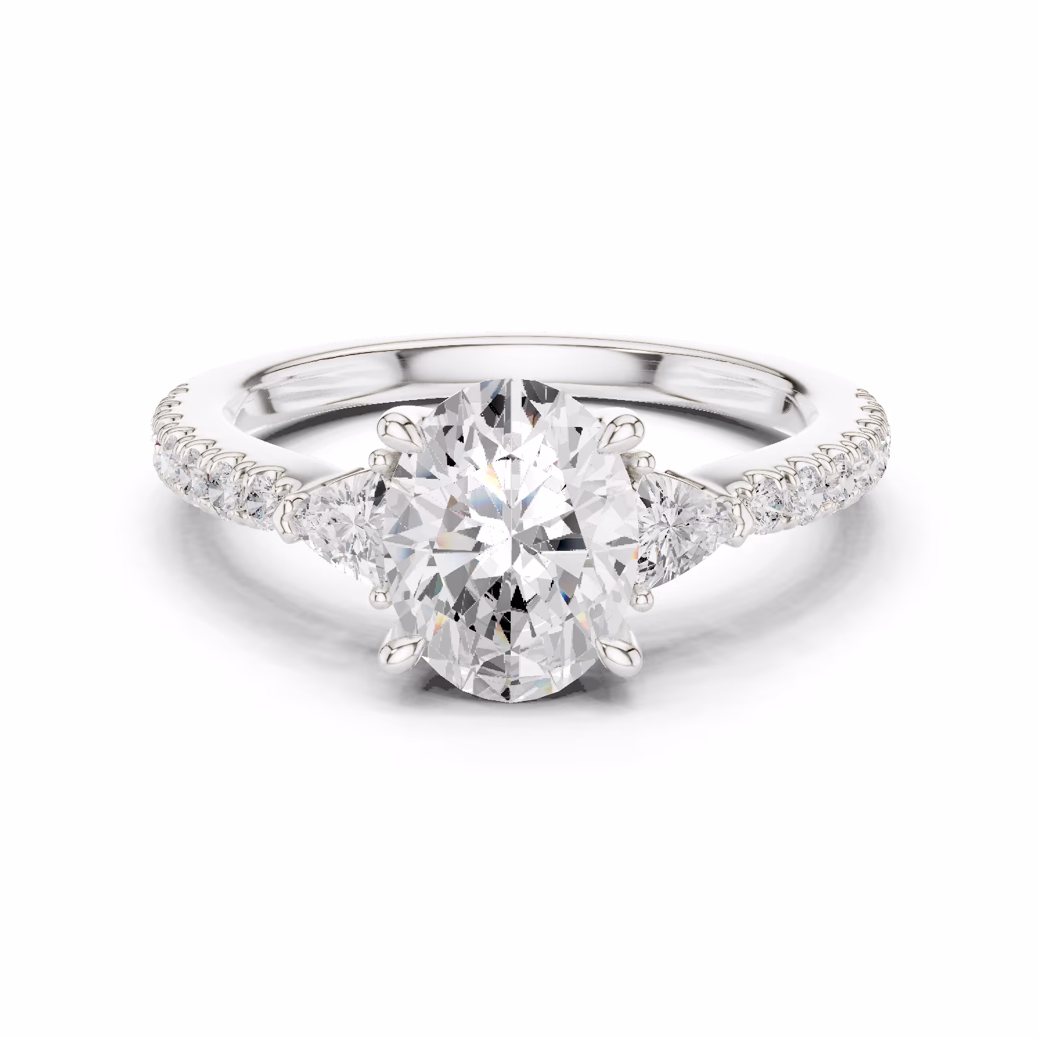 Trinity Solstice Three Stone Oval Oval