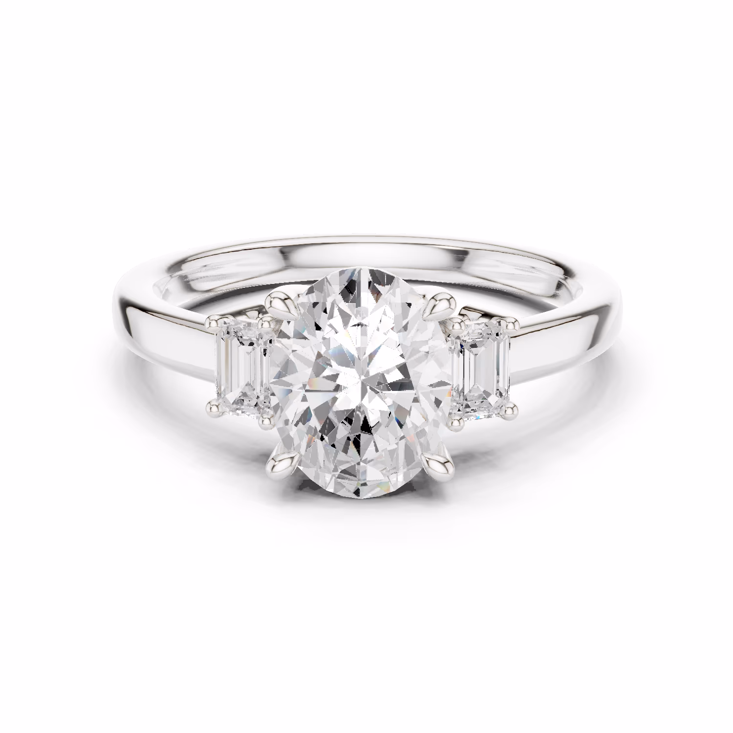 Trinity Solstice Three Stone Oval Oval