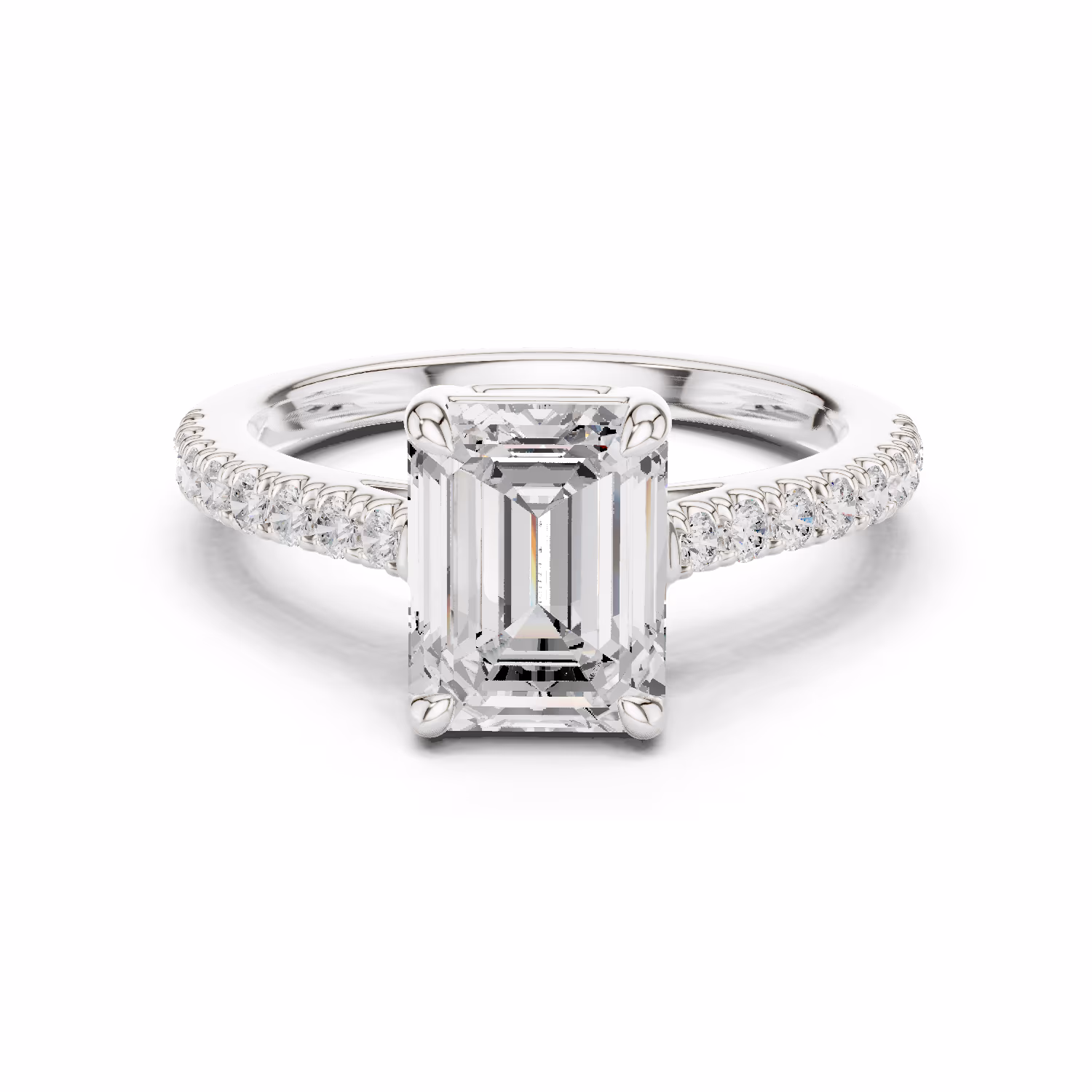 Lumière Pavé Emerald Emerald