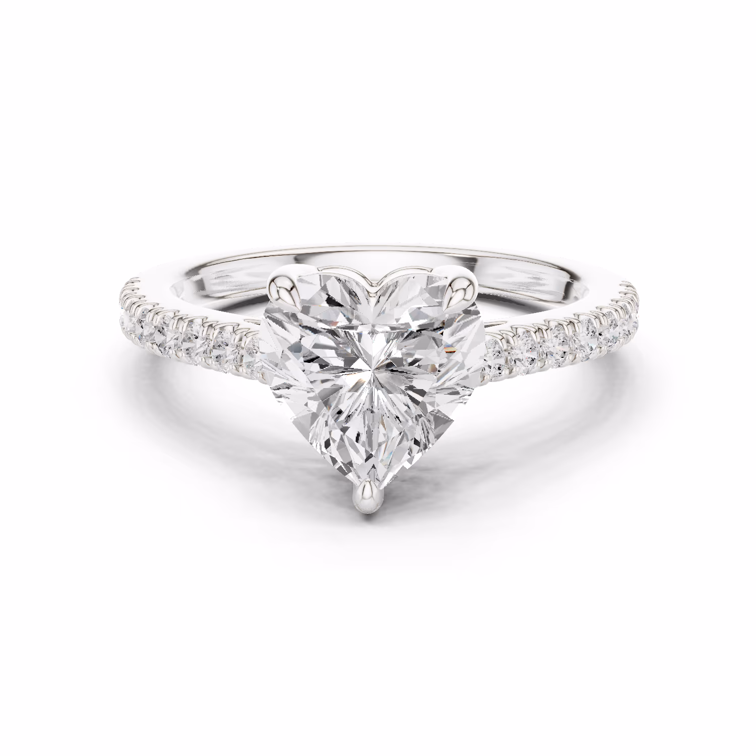 Lumière Pavé Heart Heart