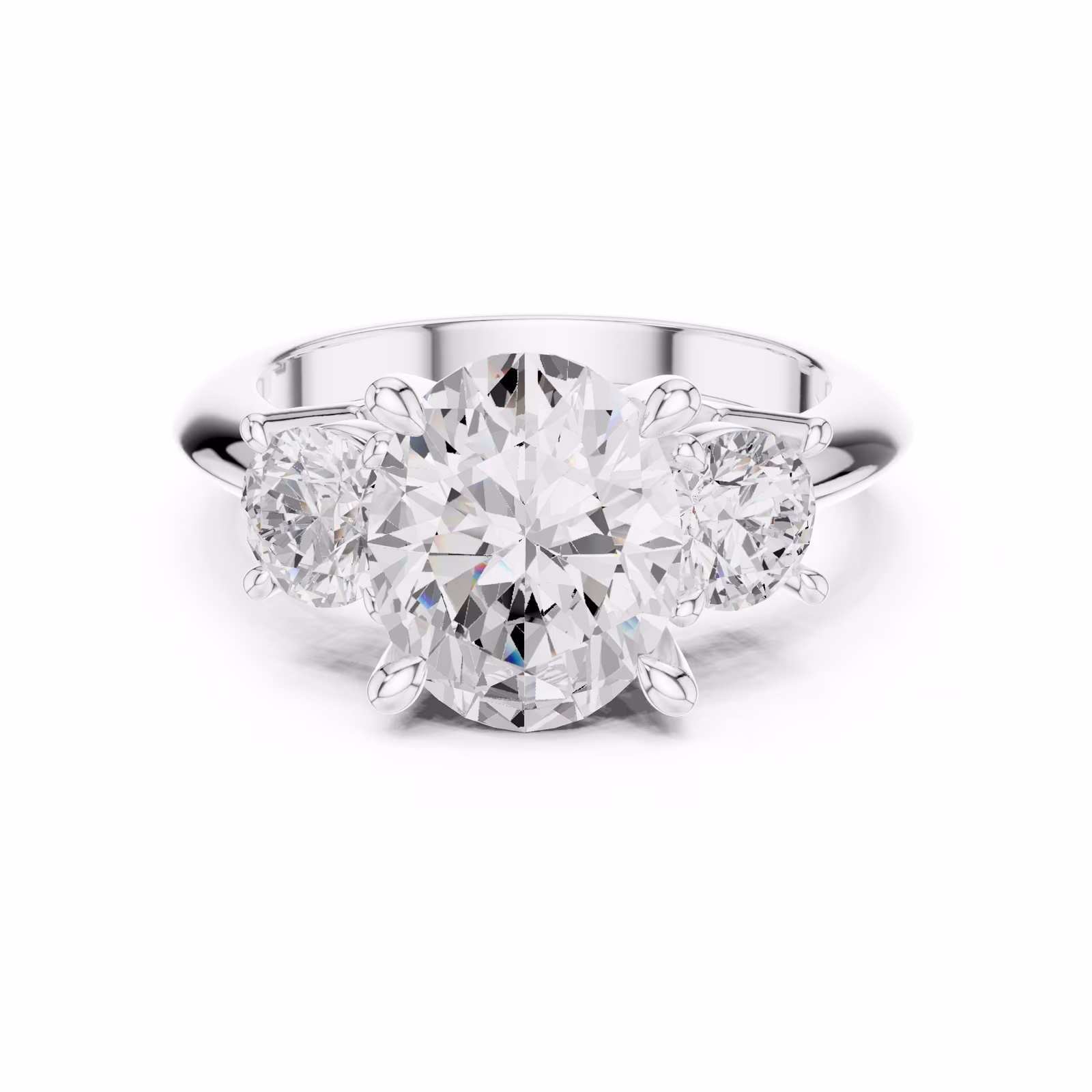 Trinity Solstice Three Stone Oval Oval