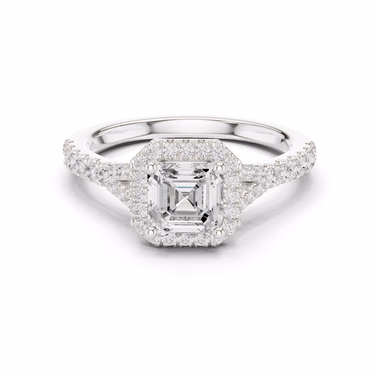 Solstice Heritage Halo Asscher Asscher