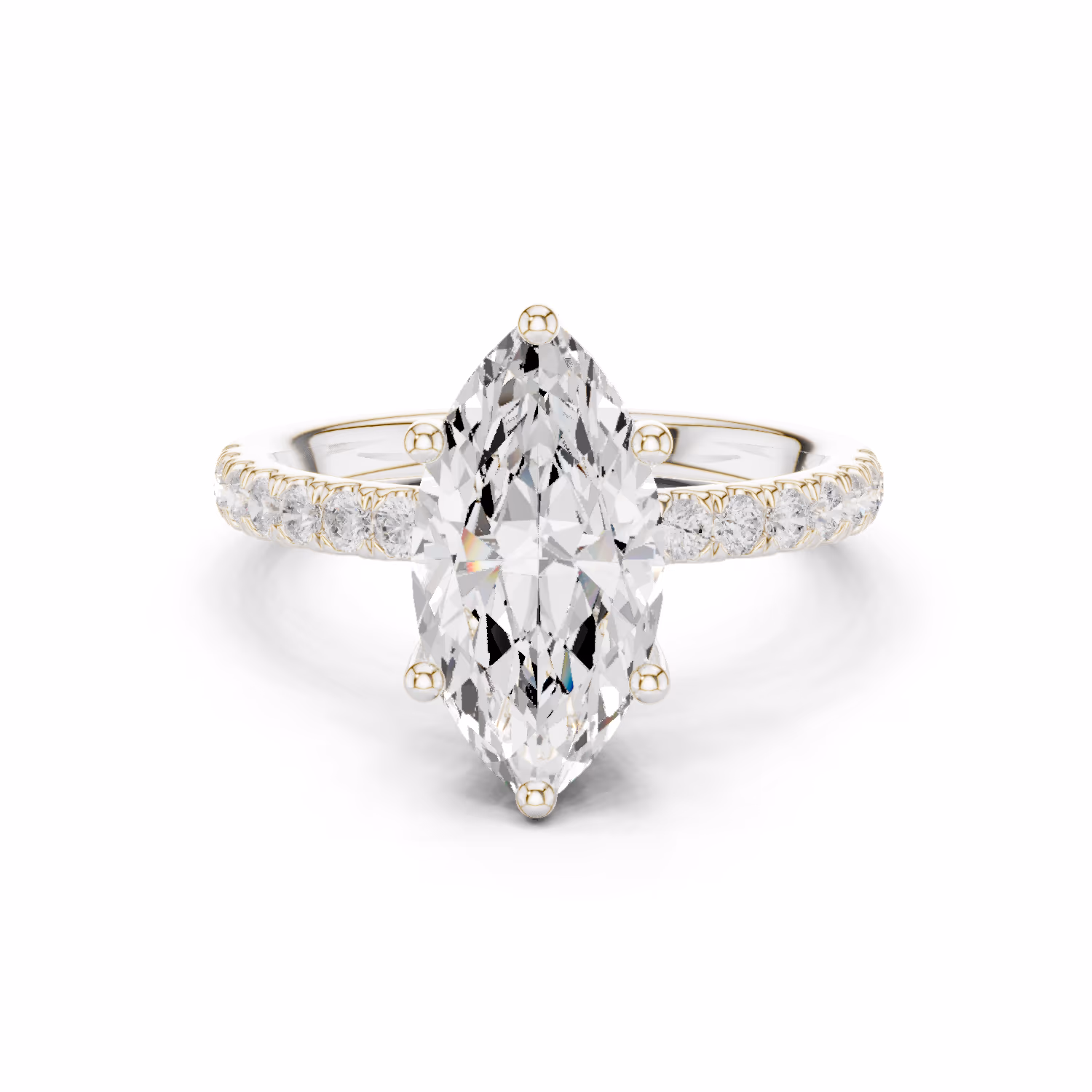 Solstice Pavé Marquise Marquise