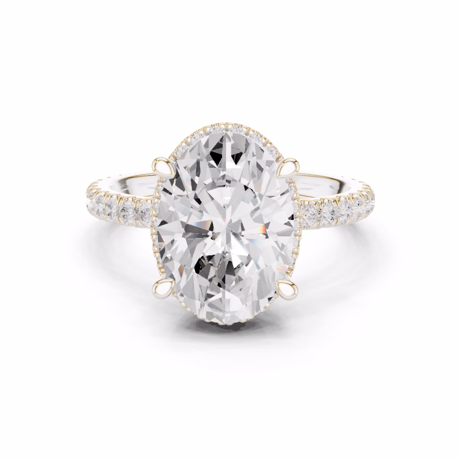 Lumière Sonnet Hidden Halo Oval Oval