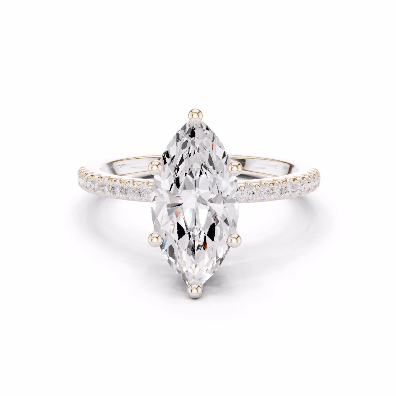 Solstice Pavé Marquise Marquise