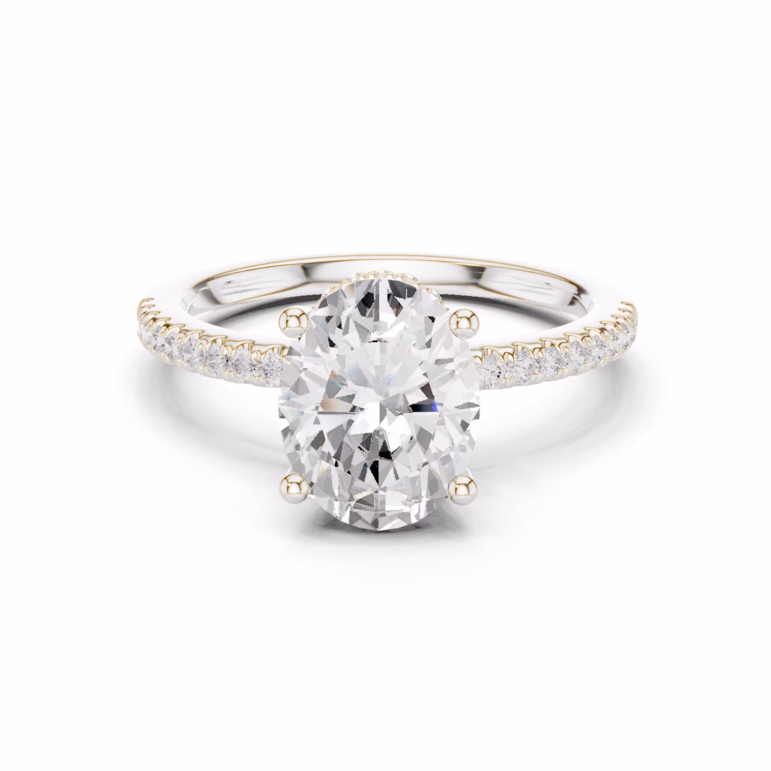 Solstice Pavé Oval Oval