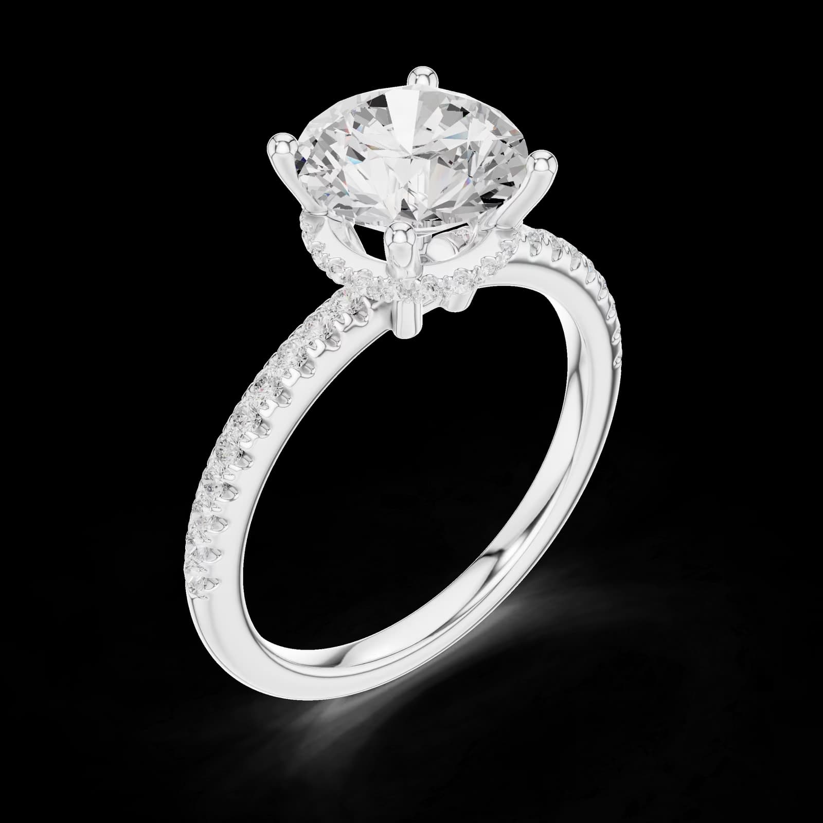 Solstice Pavé Round Round