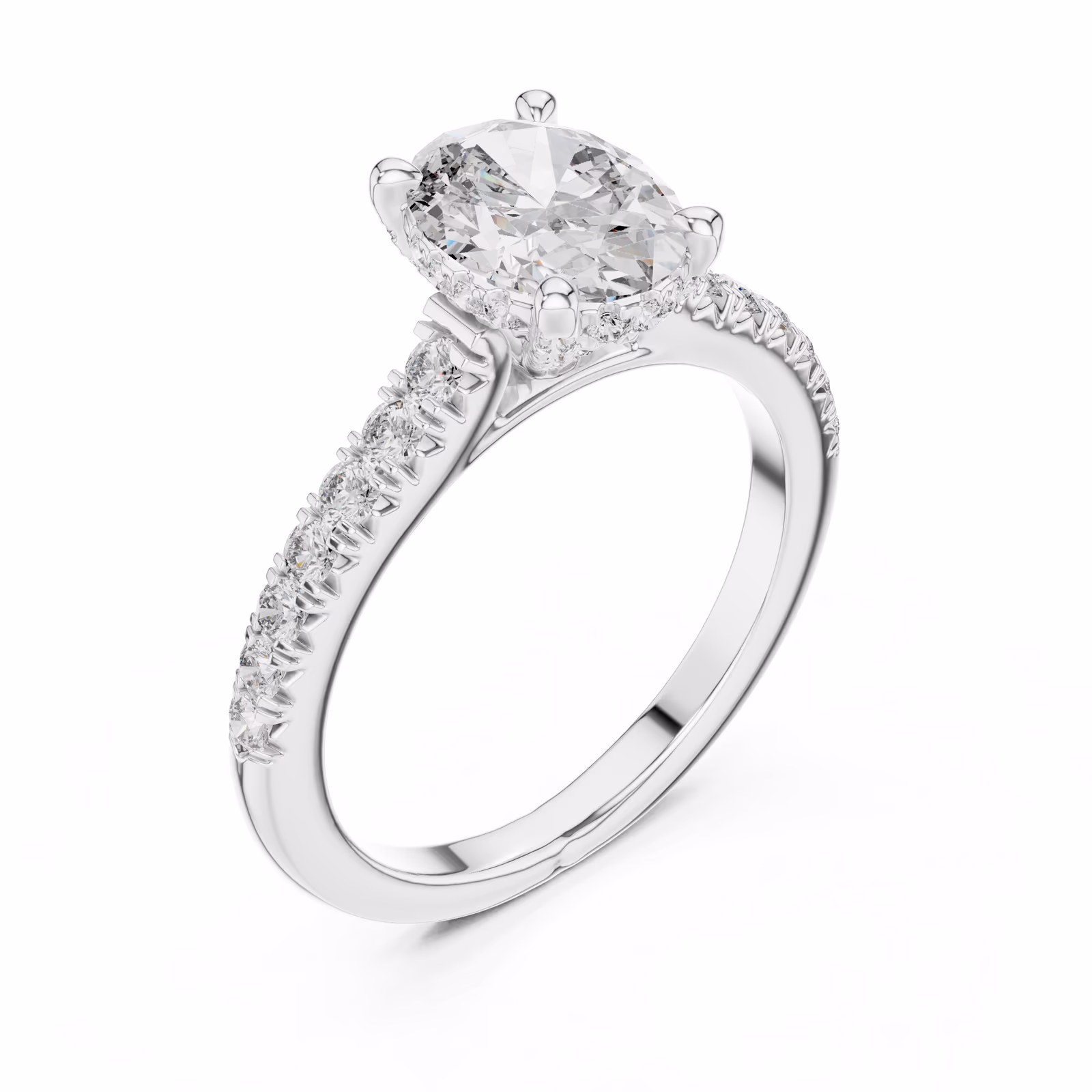 Lumière Whisper Hidden Halo Oval Oval