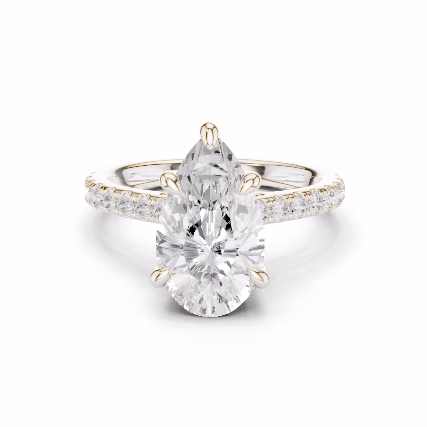 Lumière Pavé Pear Pear