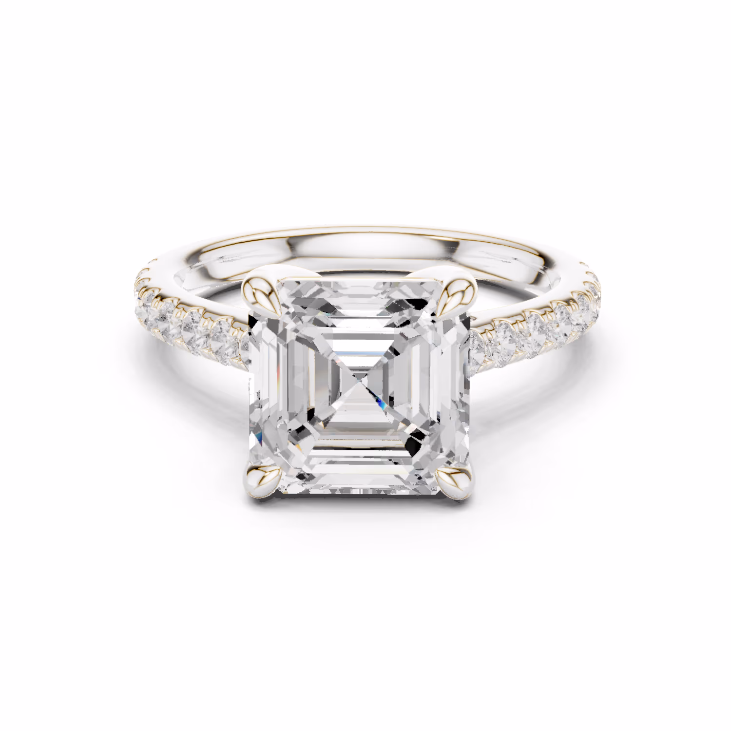 Lumière Pavé Asscher Asscher