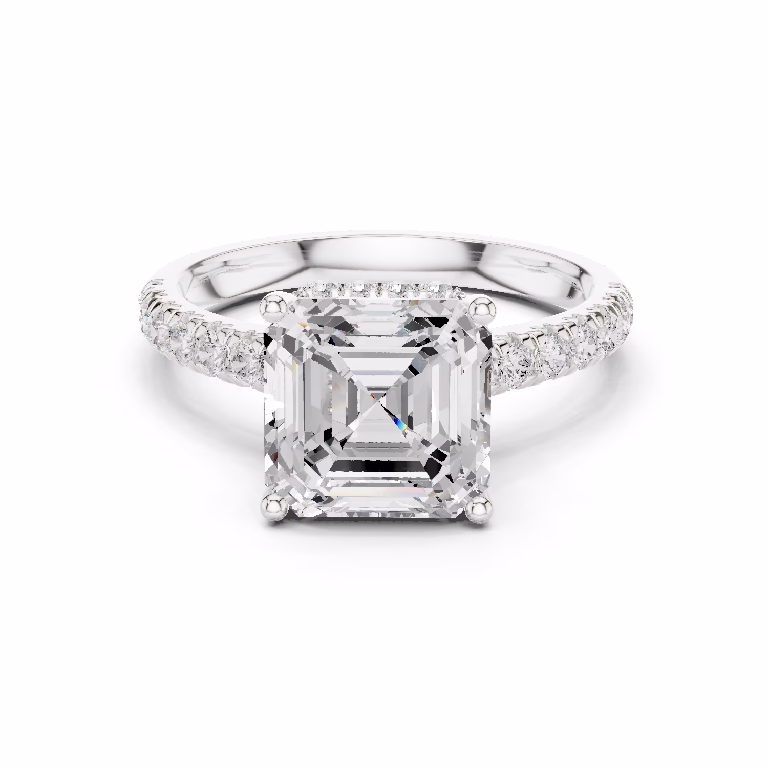 Celeste Pavé Asscher Asscher