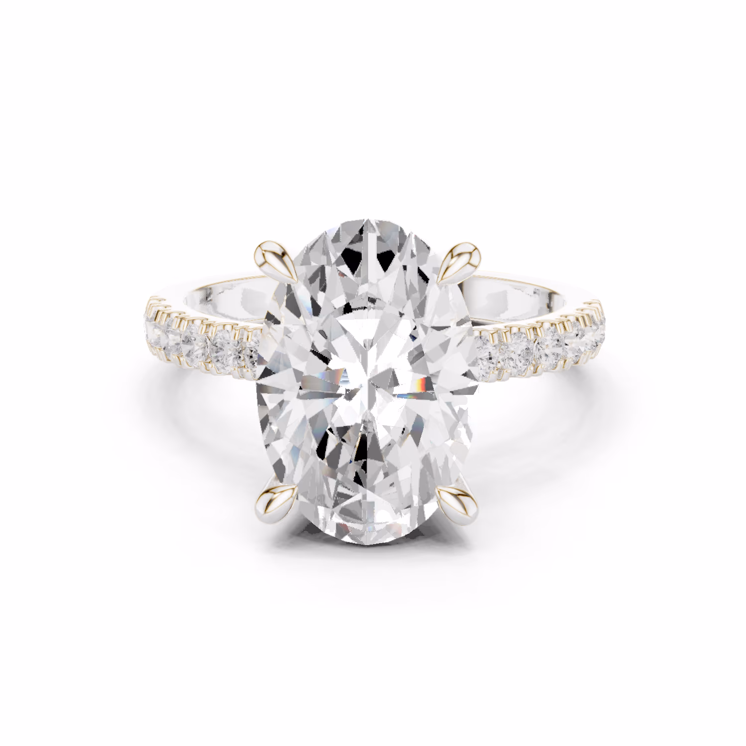 Solstice Pavé Oval Oval