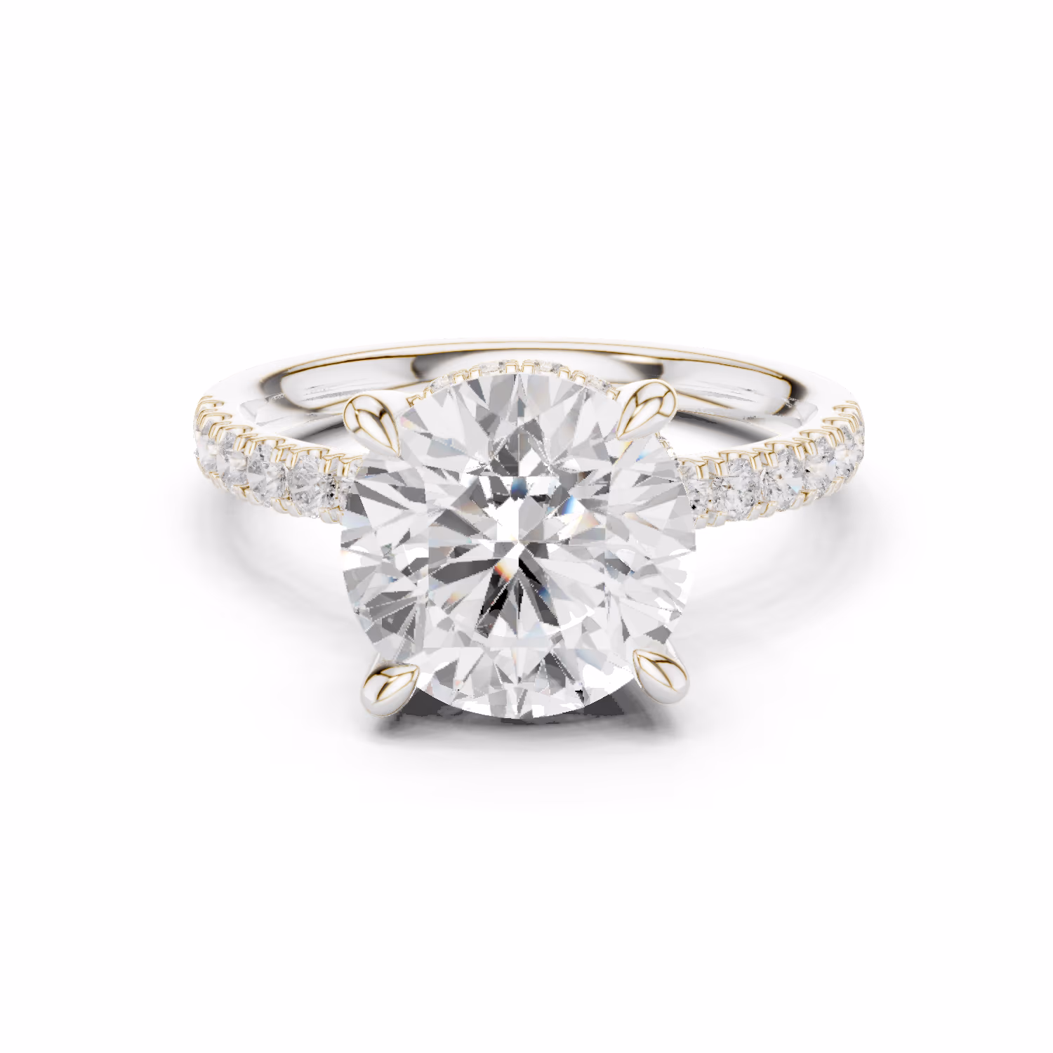 Solstice Pavé Round Round