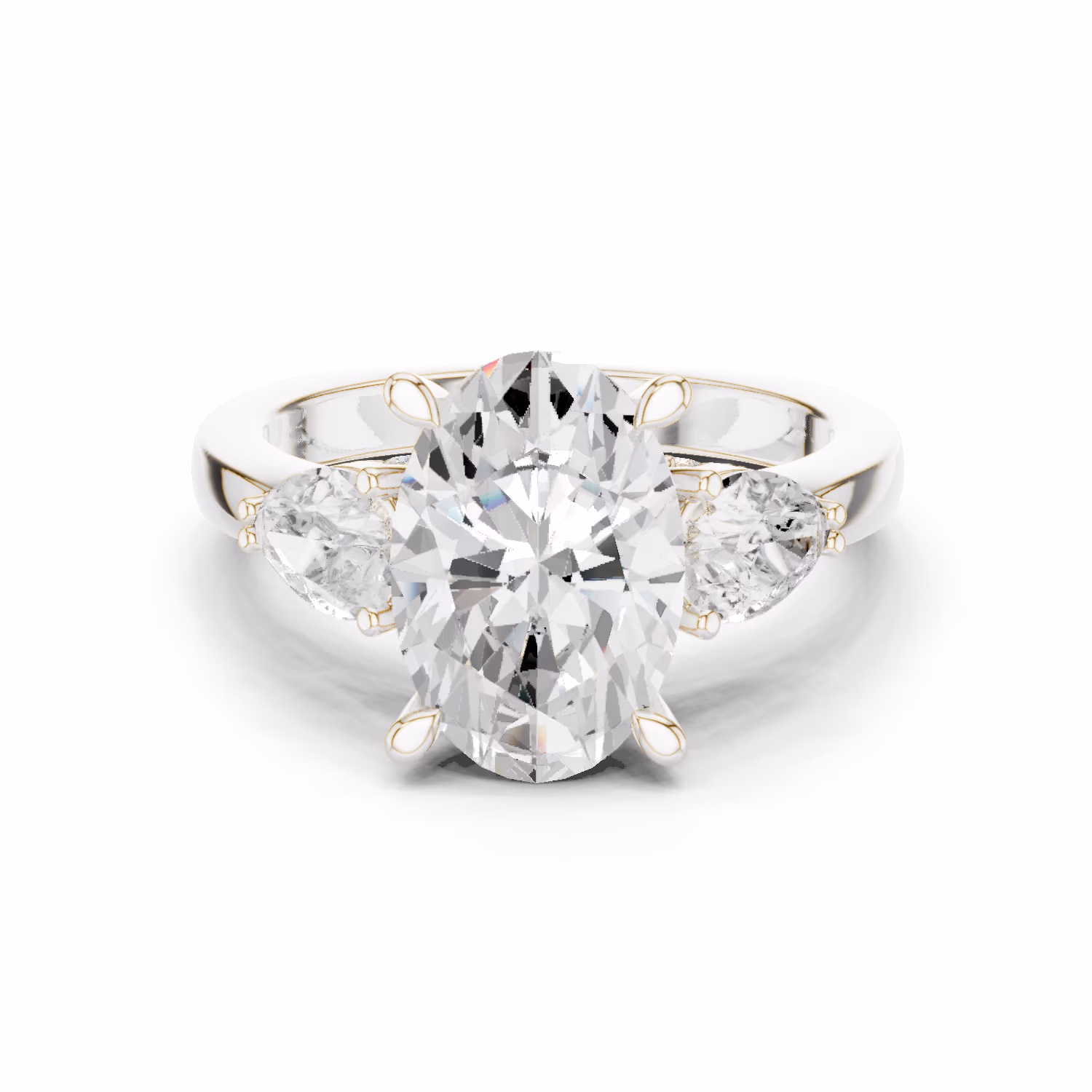 Trinity Solstice Three Stone Oval Oval