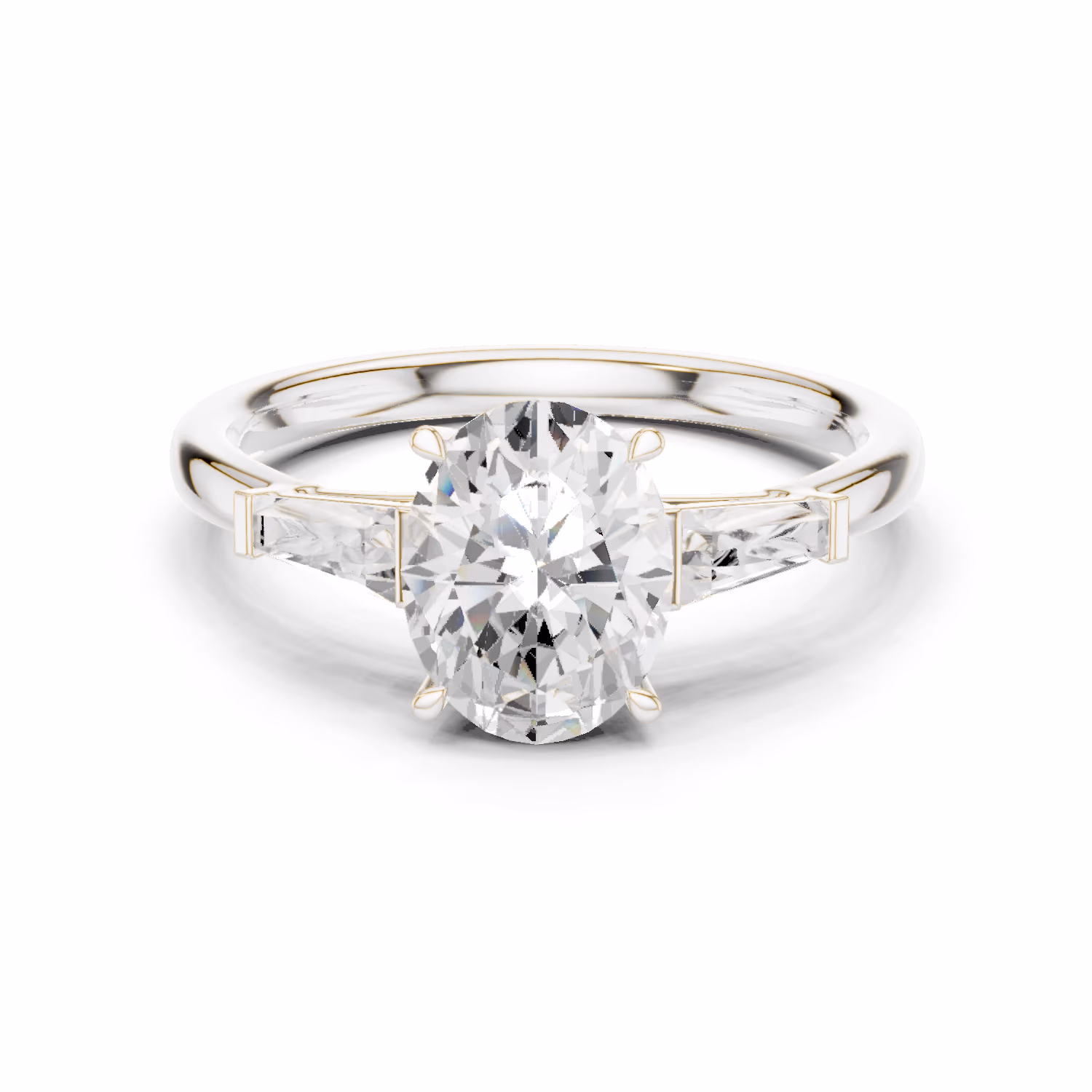 Verona Three Stone Oval Oval