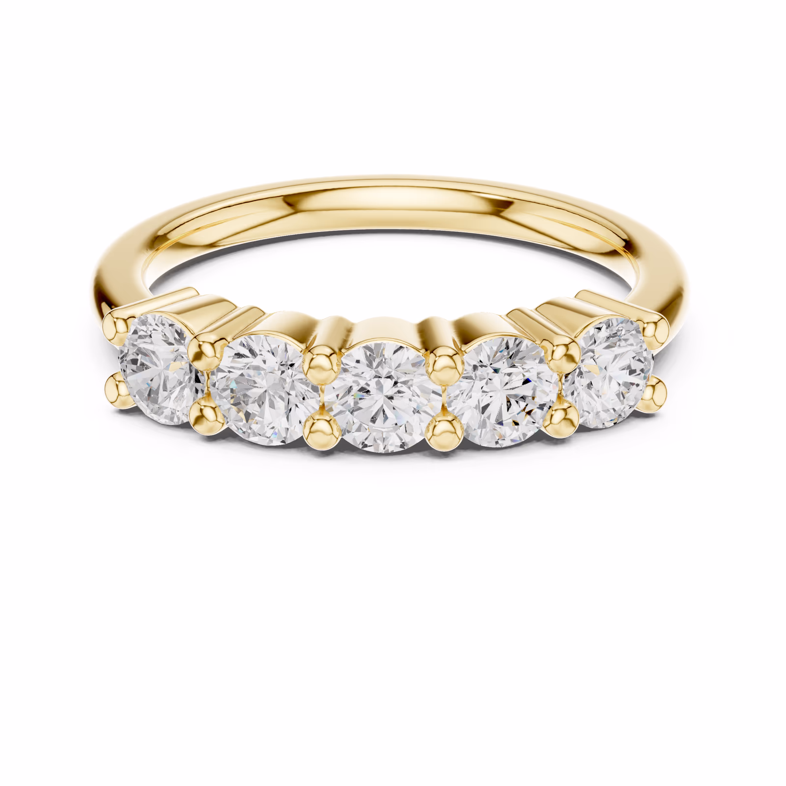 Lumière Diamond Band 0.765 ct Round