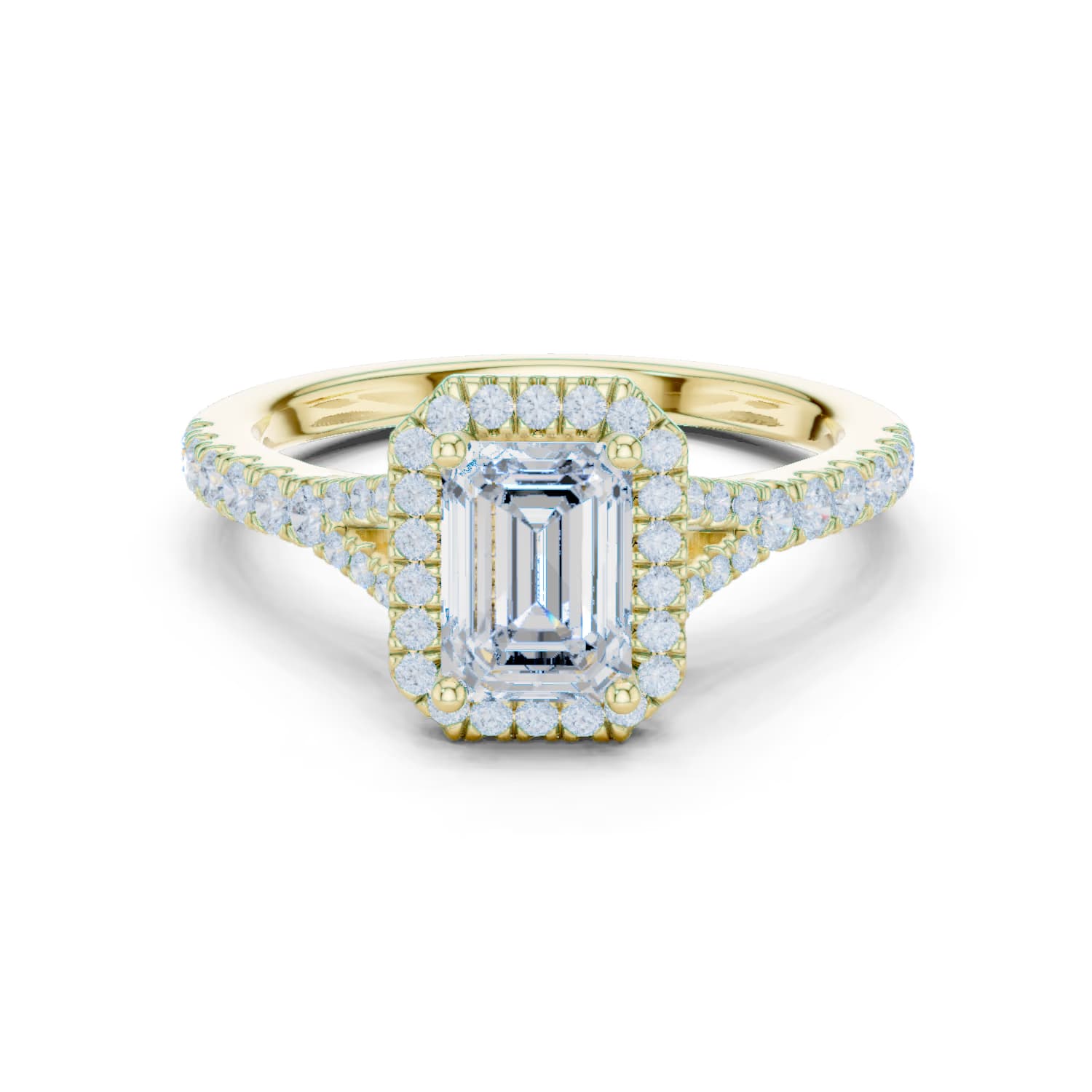 Lumière Emerald Halo Emerald