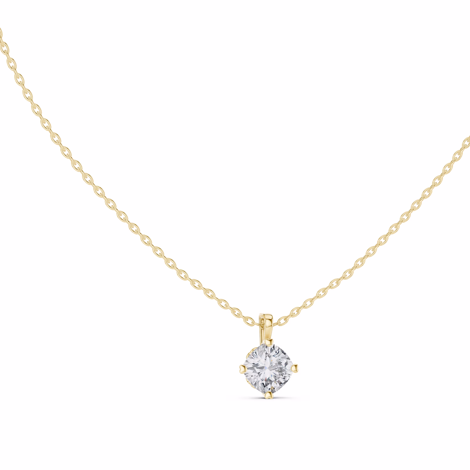 Lumière Solitaire Pendant Cushion