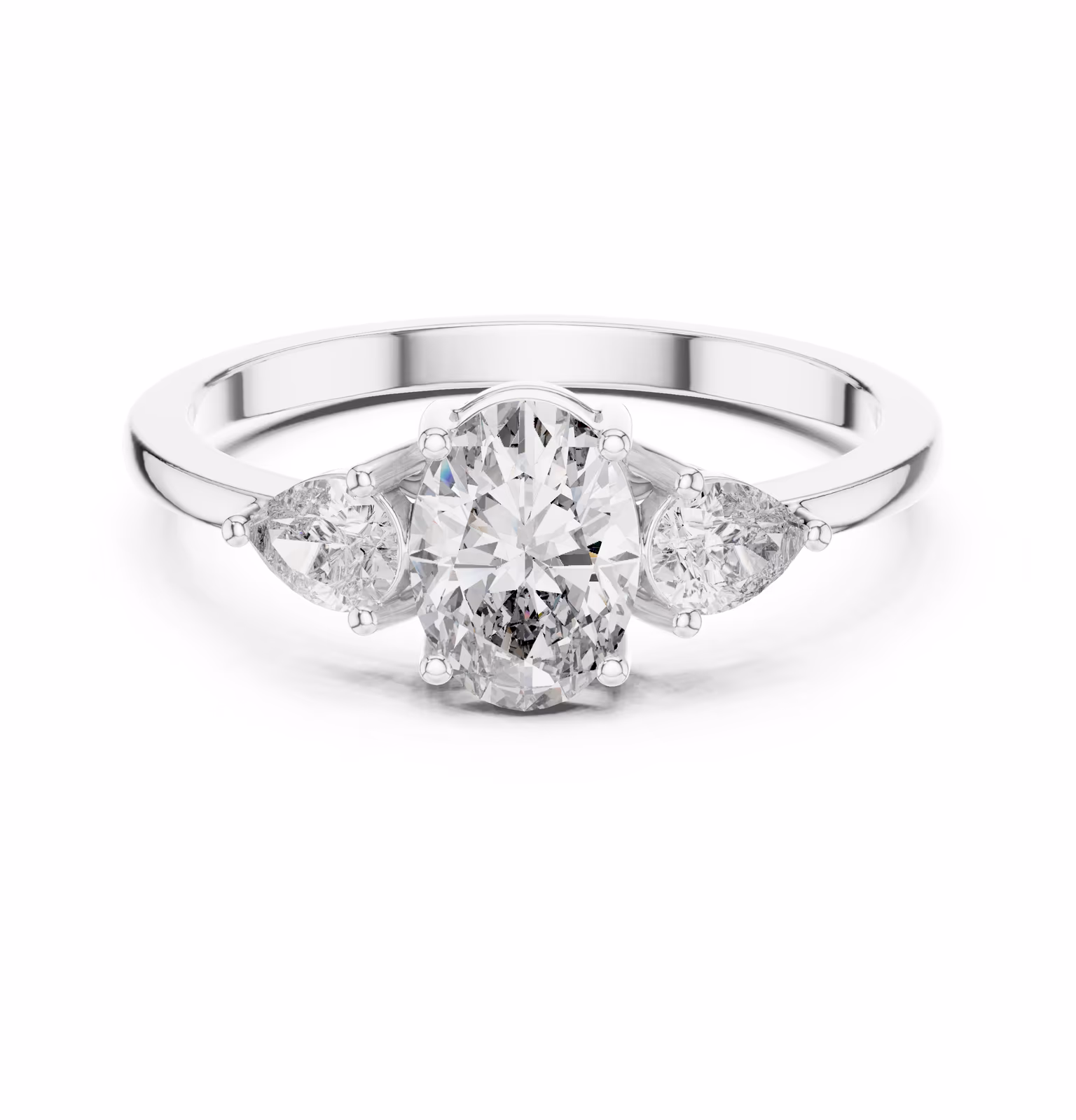 Trinity Solstice Three Stone Oval Oval