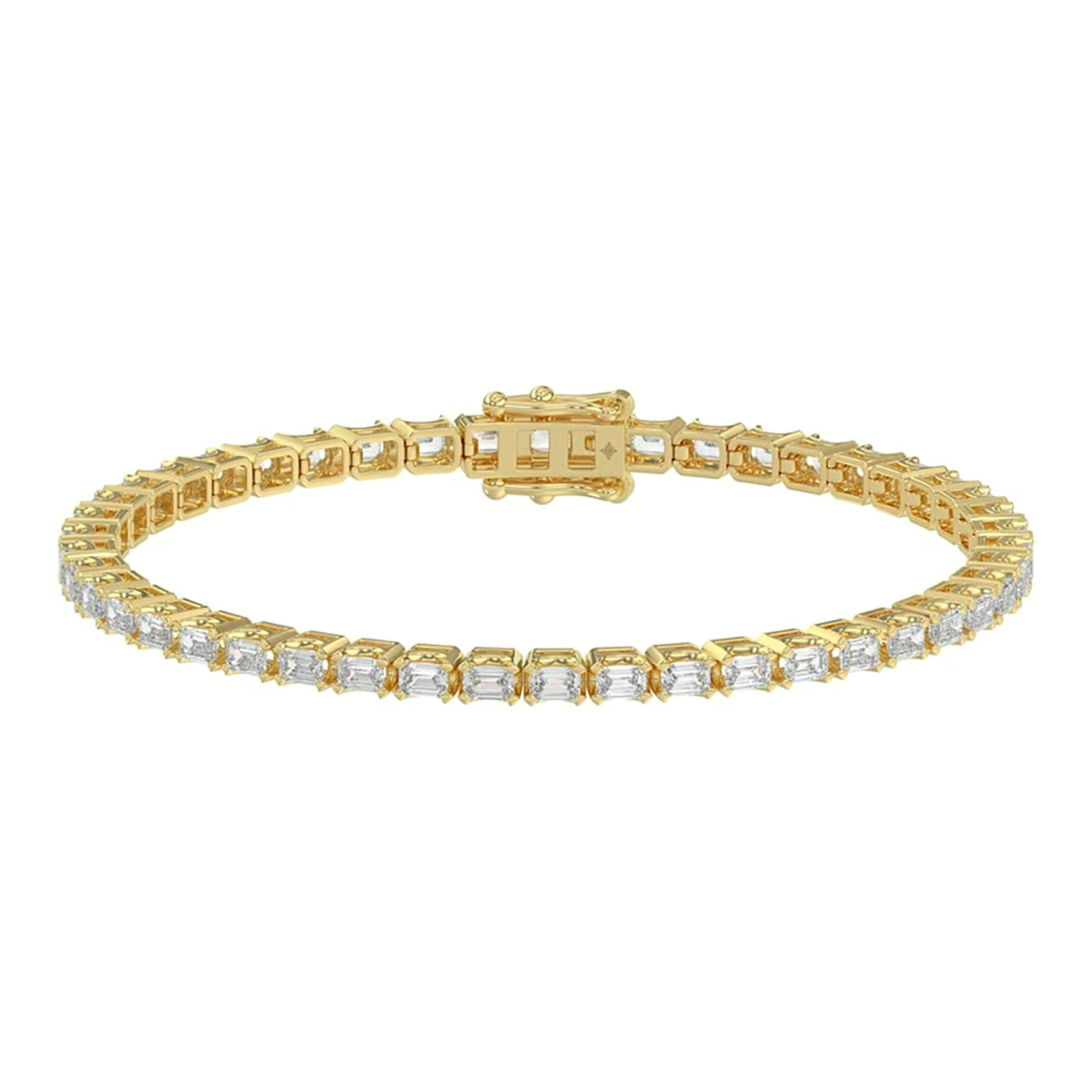 Emerald-cut Tennis Bracelet