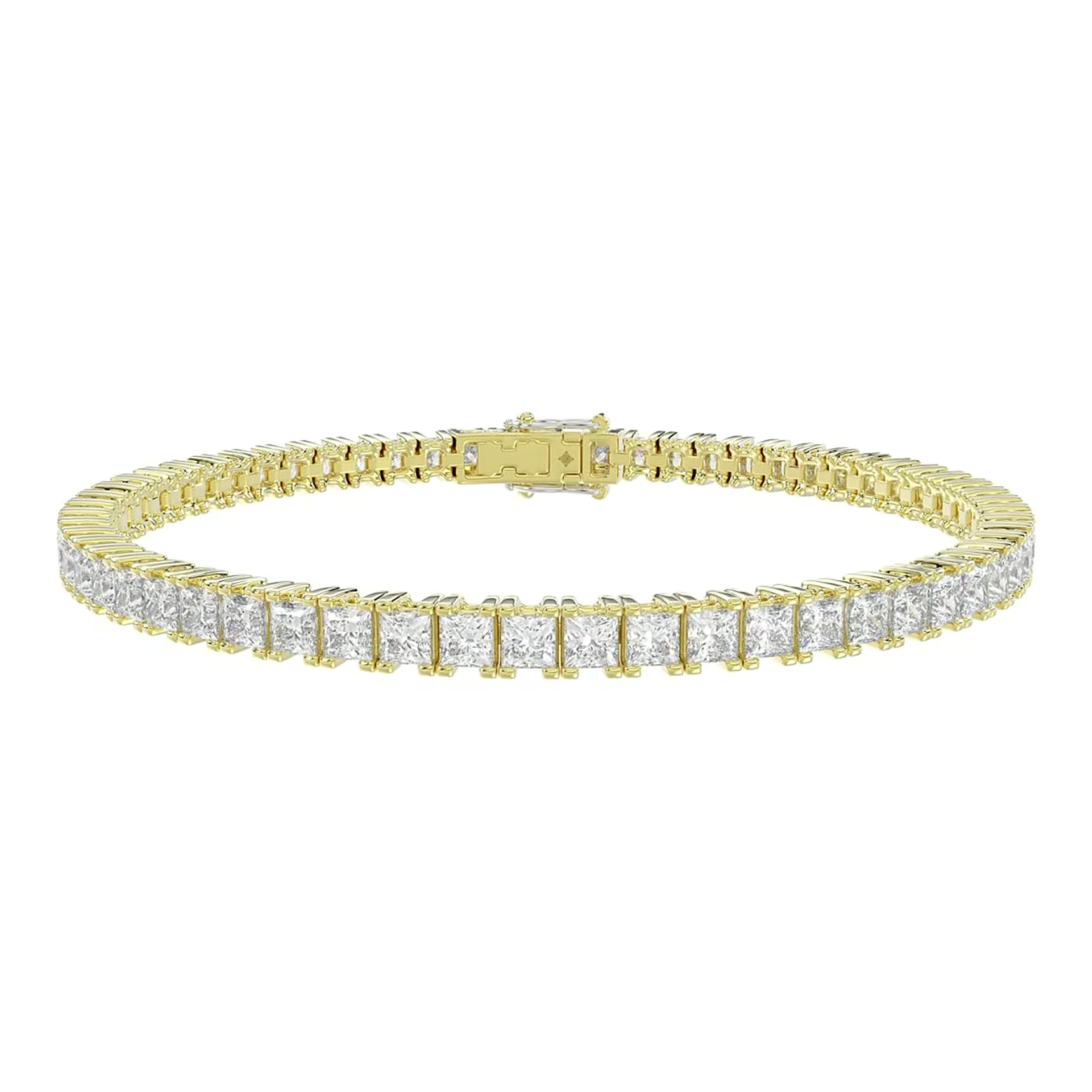 Princess-cut Tennis Bracelet