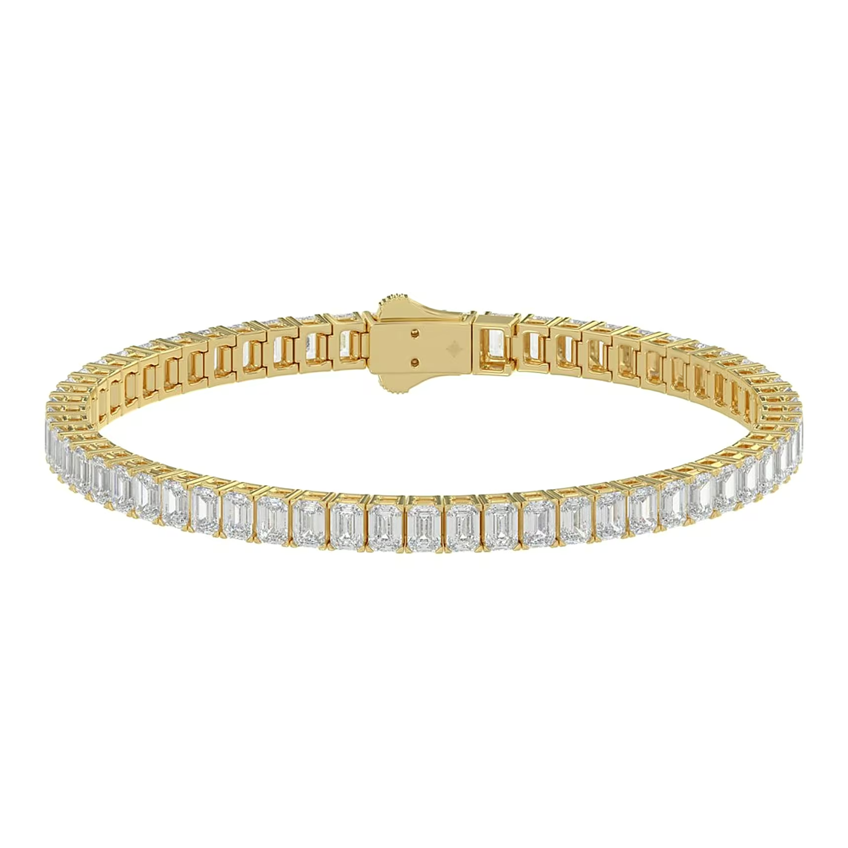 Emerald-cut Tennis Bracelet · Grand